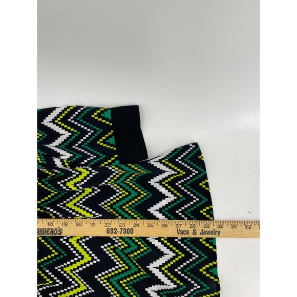 Catherines Women's Plus Long Sleeve Geometric Striped Top Shirt Size 1X 18/20W - Picture 12 of 13